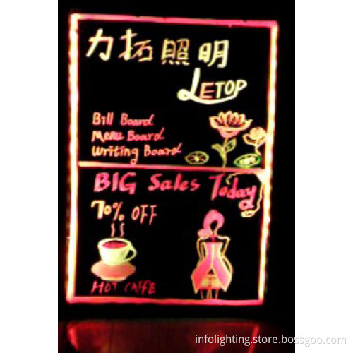 led advertising writing board